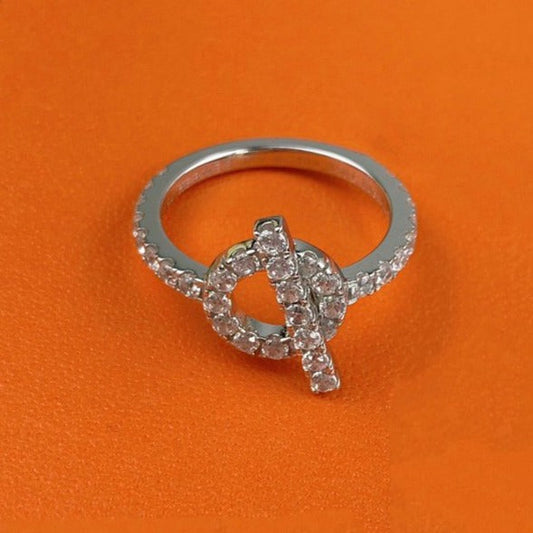 [BLUE TEARS]ECHAPPEE RING SILVER DIAMOND
