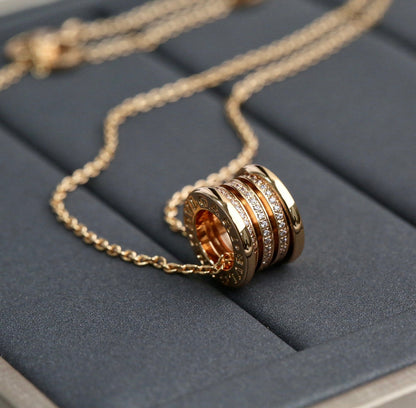 [BLUE TEARS]ZERO 1 PINK GOLD DIAMOND NECKLACE