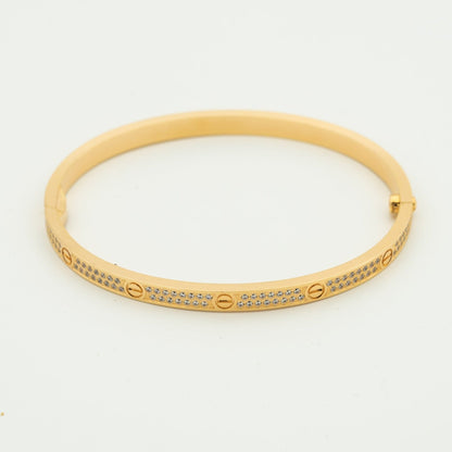 [BLUE TEARS]LOVE BRACELET 3.65MM DIAMOND-PAVED