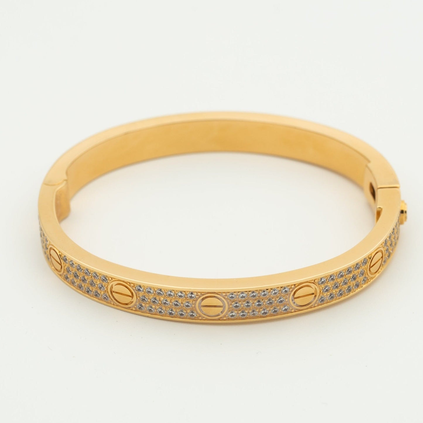 [BLUE TEARS]LOVE BRACELET 6.1MM DIAMOND-PAVED