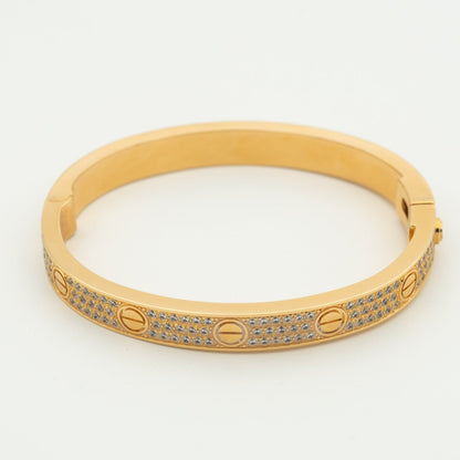 [BLUE TEARS]LOVE BRACELET 6.1MM DIAMOND-PAVED