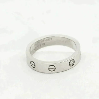 [BLUE TEARS]LOVE RING 4MM 1 DIAMOND SILVER