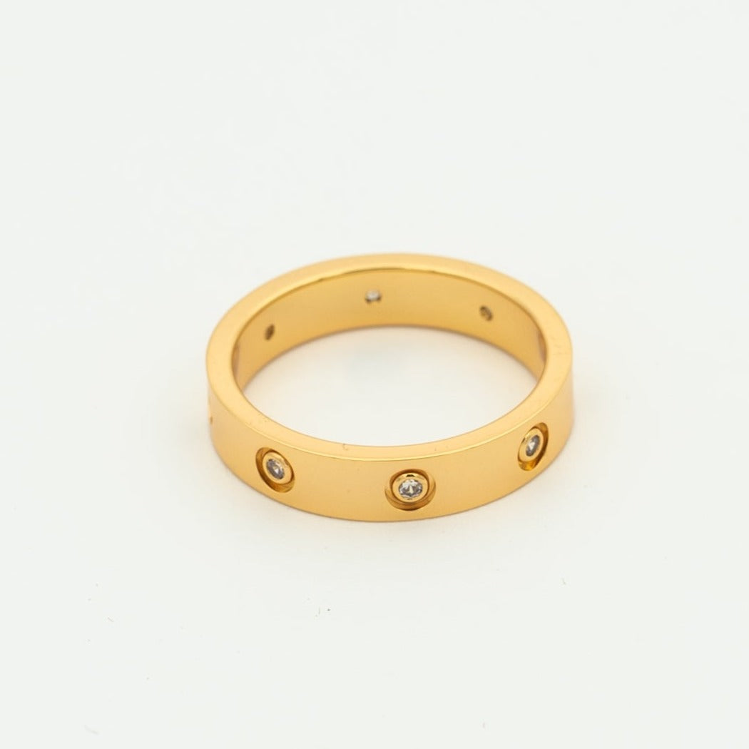 [BLUE TEARS]LOVE RING 3.6MM 8 DIAMONDS