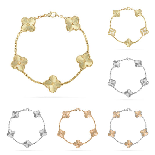 [BLUE TEARS] CLOVER 5 MOTIF LASER BRACELET COLLECTION