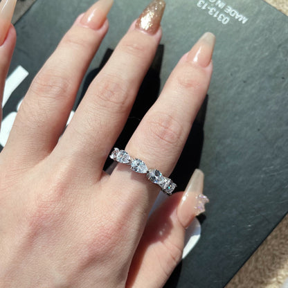 [Nova Jewelry]Exquisite Pear Cut Tennis Ring