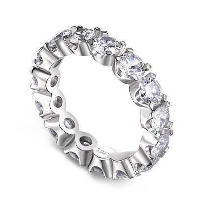 [Nova Jewelry]Eternity Round Cut Tennis Ring