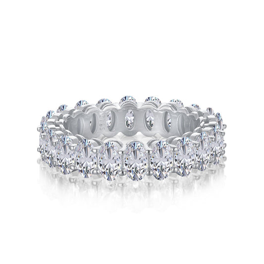 [Nova Jewelry]Ornate Oval Cut Tennis Ring