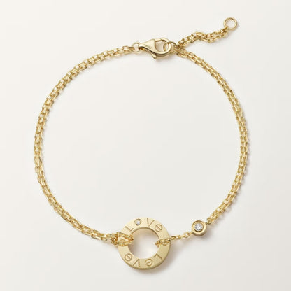 [Blue Tears Jewelry]LOVE BRACELET 2 DIAMOND