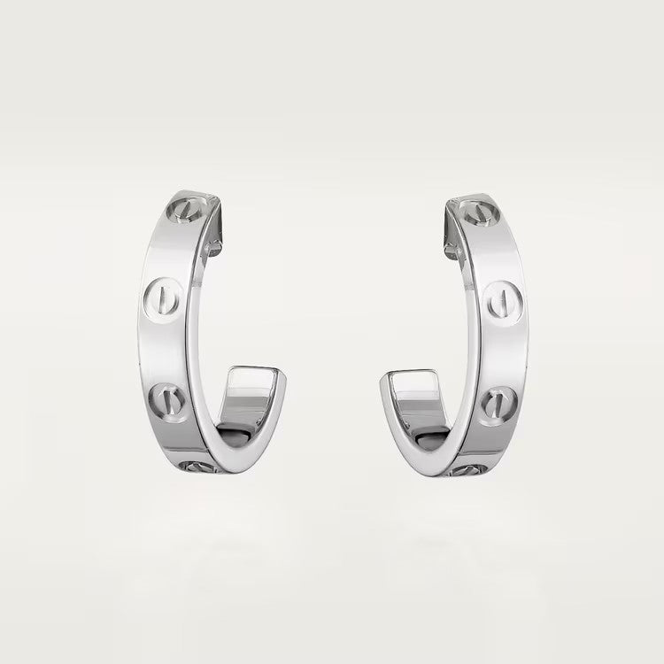 [Blue Tears Jewelry]LOVE EARRINGS 2.65 MM NO DIAMOND SMALL