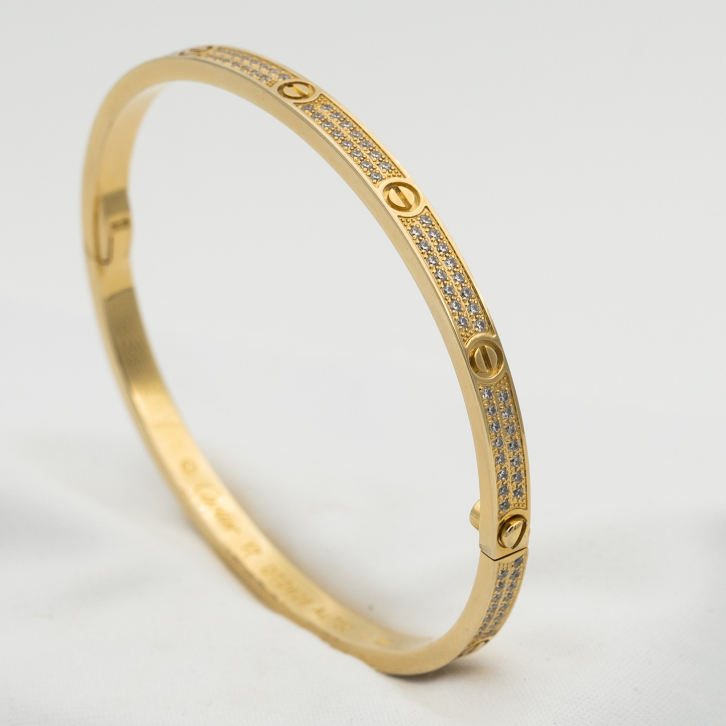 [BLUE TEARS]LOVE BRACELET 3.65MM DIAMOND-PAVED