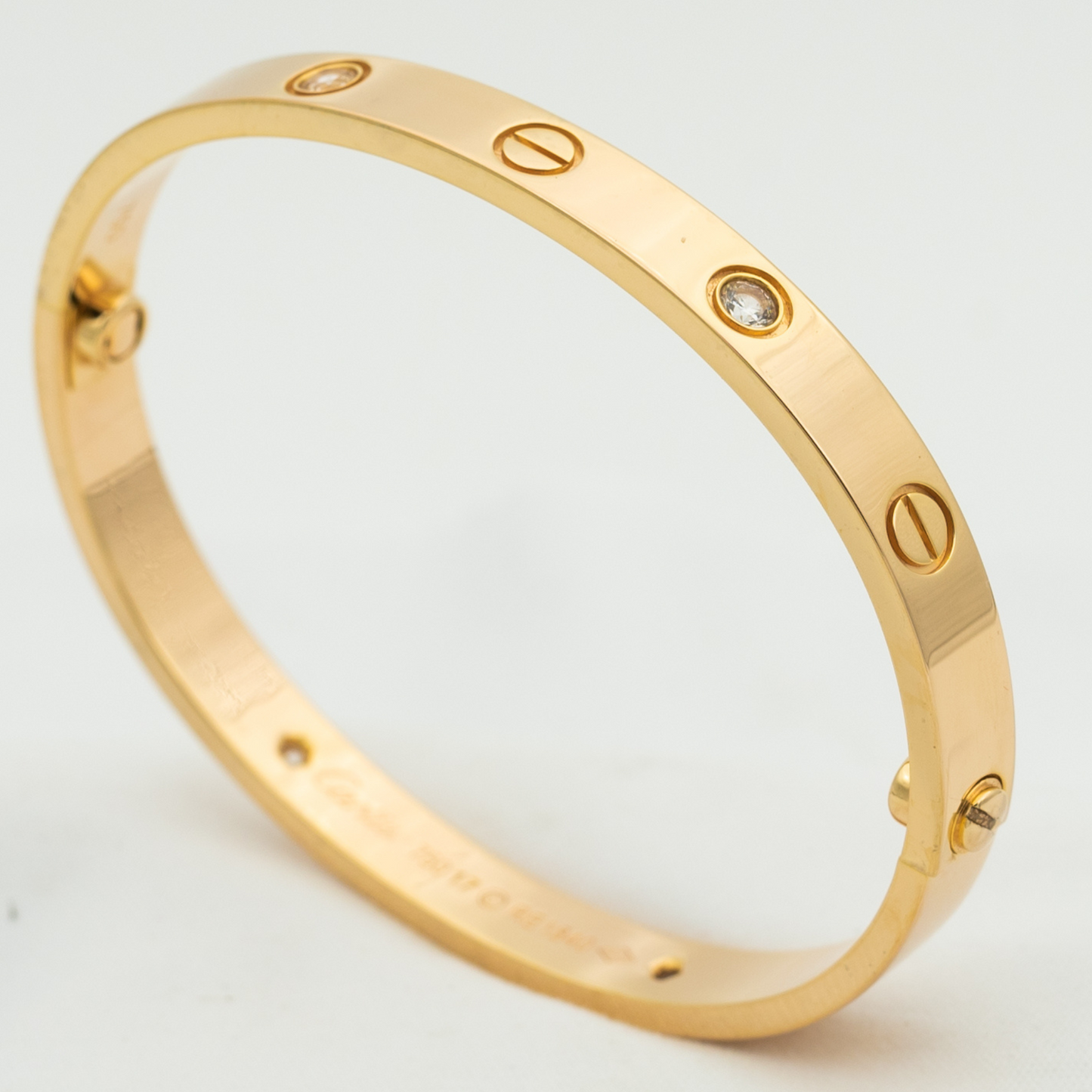 [BLUE TEARS]LOVE BRACELET 6.1MM 4 DIAMONDS