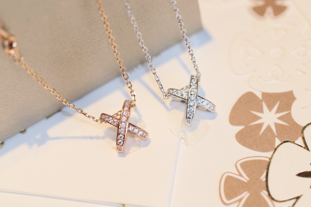 [BLUE TEARS]JEUX DE DIAMOND NECKLACE
