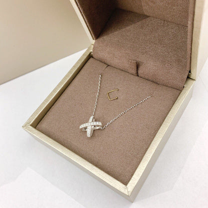 [BLUE TEARS]JEUX DE DIAMOND NECKLACE