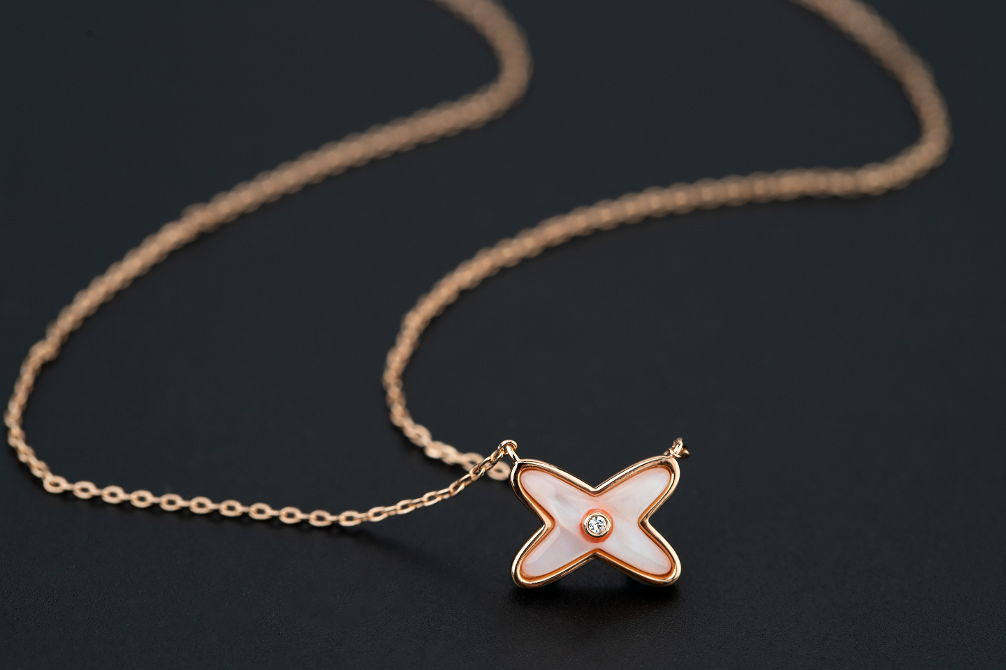 [BLUE TEARS]JEUX DE NECKLACE 1 DIAMOND