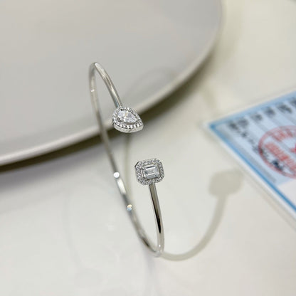 [Blue Tears Jewelry]JONC FLEX MY TWIN TOI & MOI SILVER DIAMOND BRACELET