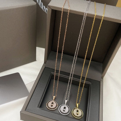 [Blue Tears Jewelry]LUCKY MOVER PM PAVED NECKLACE