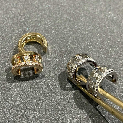 [Blue Tears Jewelry]MOVE ROMANE EARRINGS DIAMOND