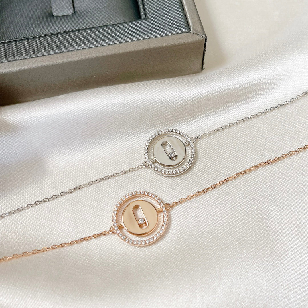 [Blue Tears Jewelry]LUCKY MOVE PAVED DIAMOND BRACELET