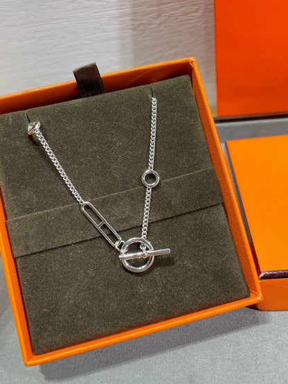 [BLUE TEARS]HM STERLING CHAINE D'ANCRE HEART