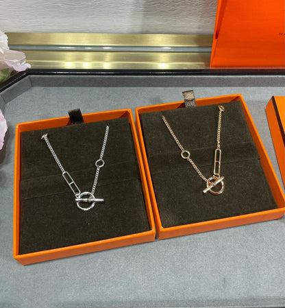 [BLUE TEARS]HM STERLING CHAINE D'ANCRE HEART