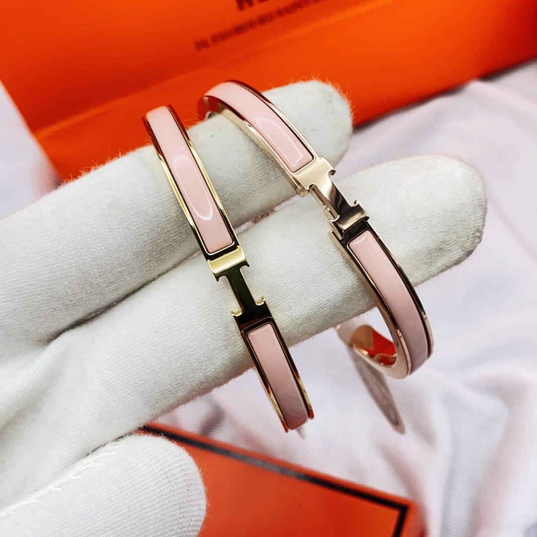 [BLUE TEARS]CLASSIC HM CLIC  PINK 8MM ENAMEL BRACELET