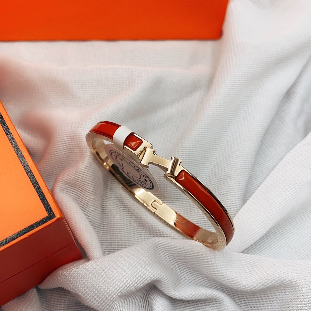 [BLUE TEARS]CLASSIC HM CLIC RED 8MM ENAMEL BRACELET