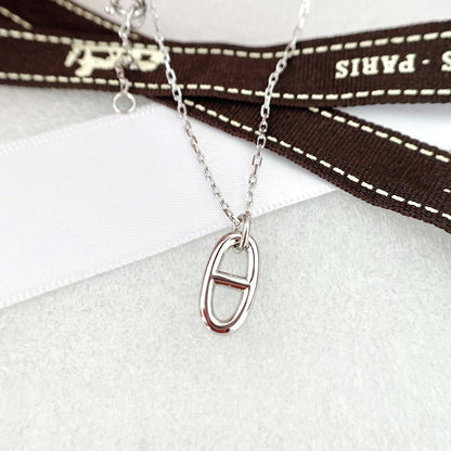 [BLUE TEARS]HM PIG NOSE NECKLACE