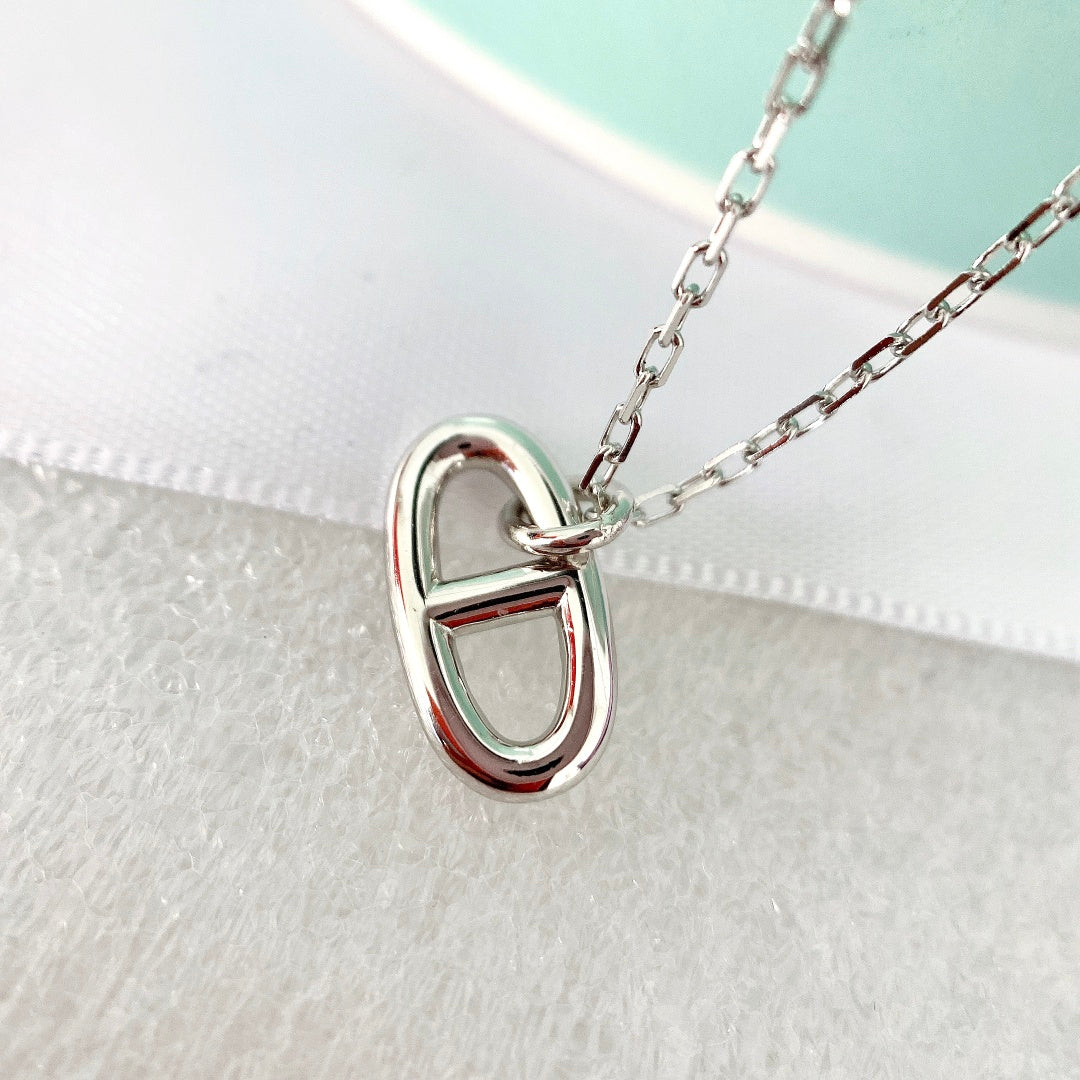 [BLUE TEARS]HM PIG NOSE NECKLACE
