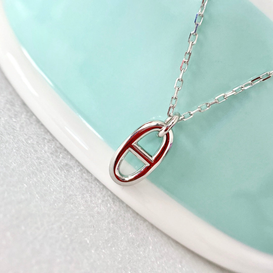 [BLUE TEARS]HM PIG NOSE NECKLACE