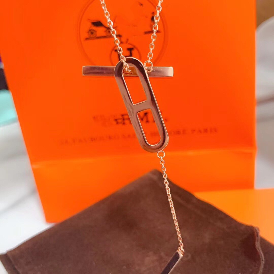 [BLUE TEARS]HM NECKLACE PLATINUM ROSE GOLD DIAMOND