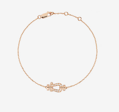 [BLUE TEARS]FORCE 10 FULL DIAMOND BUCKLE CHAIN LINK MINI MODEL
