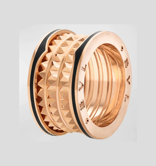 [BLUE TEARS]ZERO 1 ROCK BLACK CERAMIC PINK GOLD LARGE MODEL