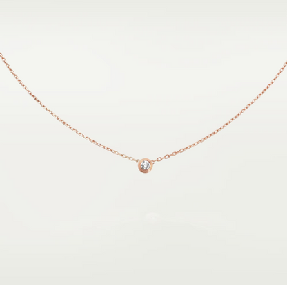 [BLUE TEARS]DAMOUR DIAMOND NECKLACE