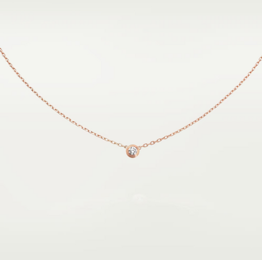 [BLUE TEARS]DAMOUR DIAMOND NECKLACE