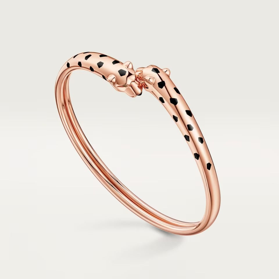[Blue Tears Jewelry]PANTHERE DOUBLE HEADED OPEN BRACELET