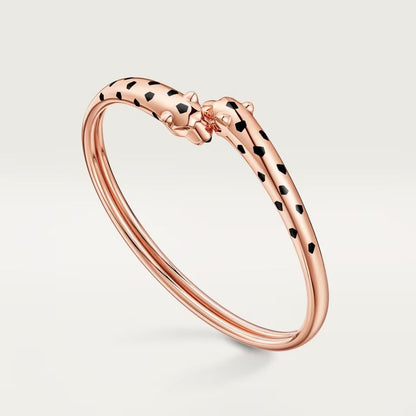 [Blue Tears Jewelry]PANTHERE DOUBLE HEADED OPEN BRACELET