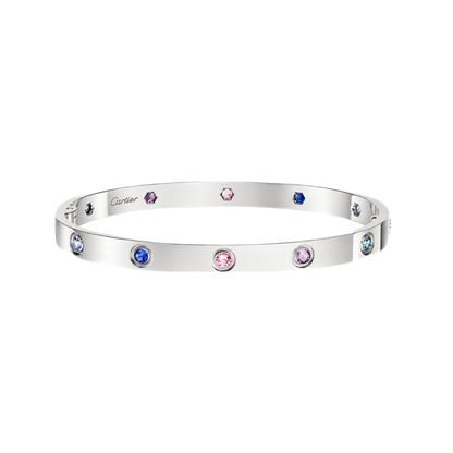 [Blue Tears Jewelry]2026 RAINBOW LOVE BRACELET 6.1MM  10 DIAMONDS