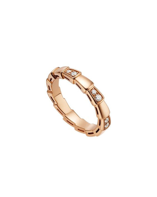 [BLUE TEARS]SERPENTI RING PINK GOLD  3MM