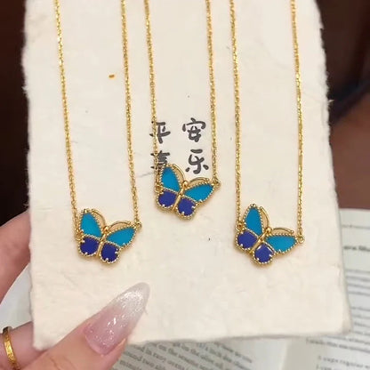 [Blue Tears Jewelry] 2026 NEW LUCKY BUTTERFLY 1 MOTIFS NECKLACE