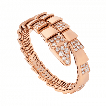 [BLUE TEARS]SERPENTI WIDE BRACELET PINK GOLD DIAMOND
