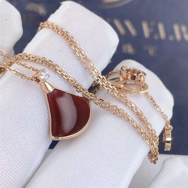 [BLUE TEARS]DREAM NECKLACE CARNELIAN 1 DIAMOND