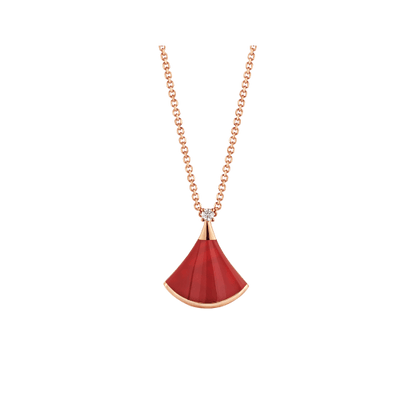 [BLUE TEARS]DREAM NECKLACE CARNELIAN 1 DIAMOND