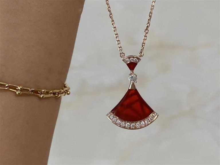 [BLUE TEARS]DREAM NECKLACE CARNELIAN DIAMOND