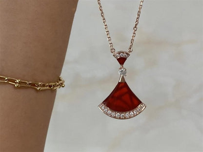 [BLUE TEARS]DREAM NECKLACE CARNELIAN DIAMOND