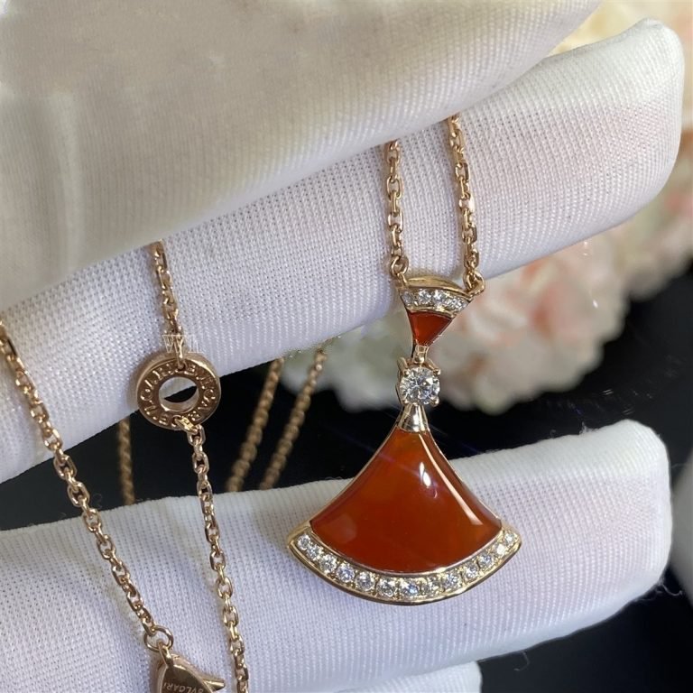 [BLUE TEARS]DREAM NECKLACE CARNELIAN DIAMOND
