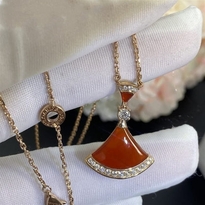 [BLUE TEARS]DREAM NECKLACE CARNELIAN DIAMOND