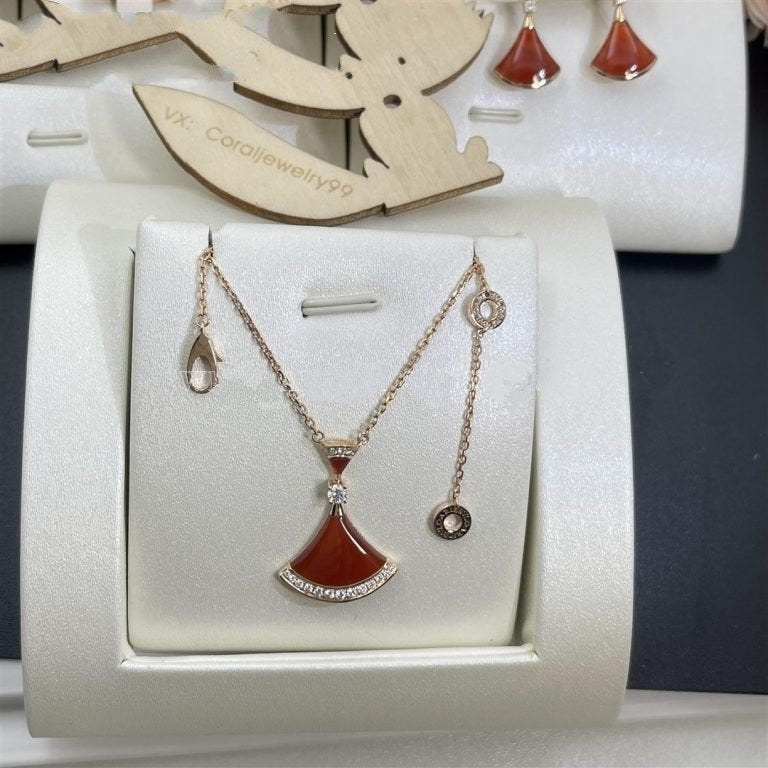 [BLUE TEARS]DREAM NECKLACE CARNELIAN DIAMOND