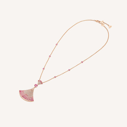 [BLUE TEARS]DREAM NECKLACK DIAMOND PINK GOLD