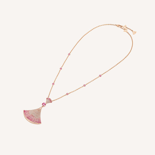 [BLUE TEARS]DREAM NECKLACK DIAMOND PINK GOLD