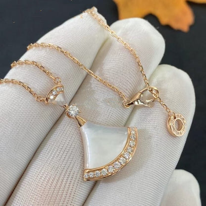 [BLUE TEARS]DREAM NECKLACE MOP PINK GOLD DIAMOND